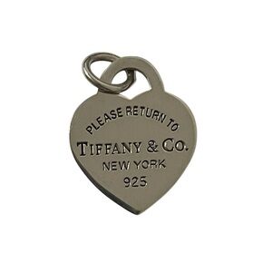Tiffany & Co. Small Silver Heart Tag Pendant